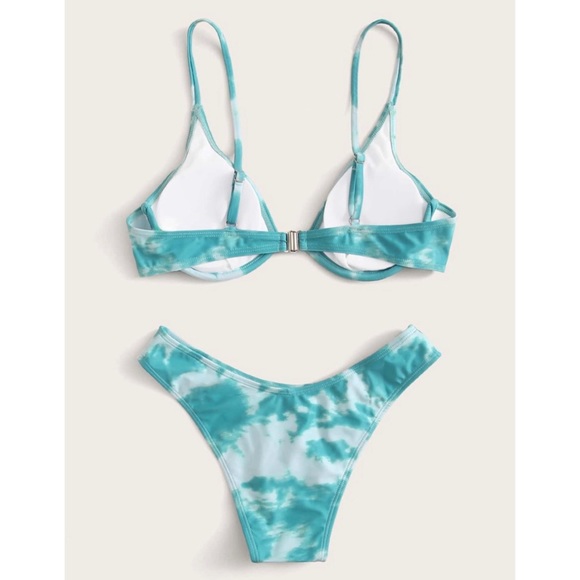 Tie Dye |  Underwire High Cut Bikini Swimsuit - Picture 2 of 6
